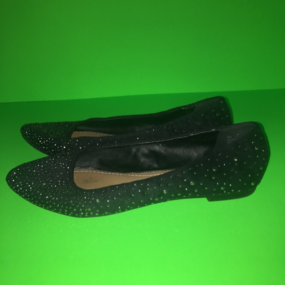Nine West rhinestone flats